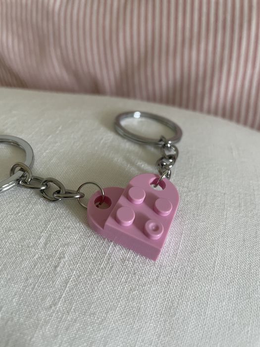 2 porta-chaves Lego - coração