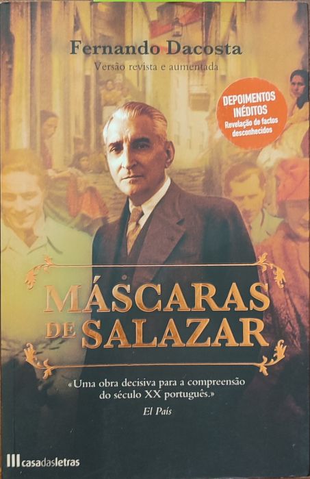 Livro "As máscaras de Salazar"