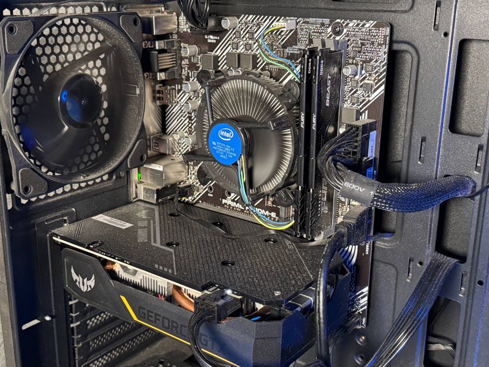 i3-10100F 1660Super 16gb 1TB 240GB + монітор