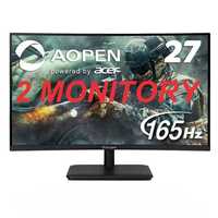 2x ACER AOPEN 27HC5R PBIIPX 27", 165Hz, VA, gamingowe