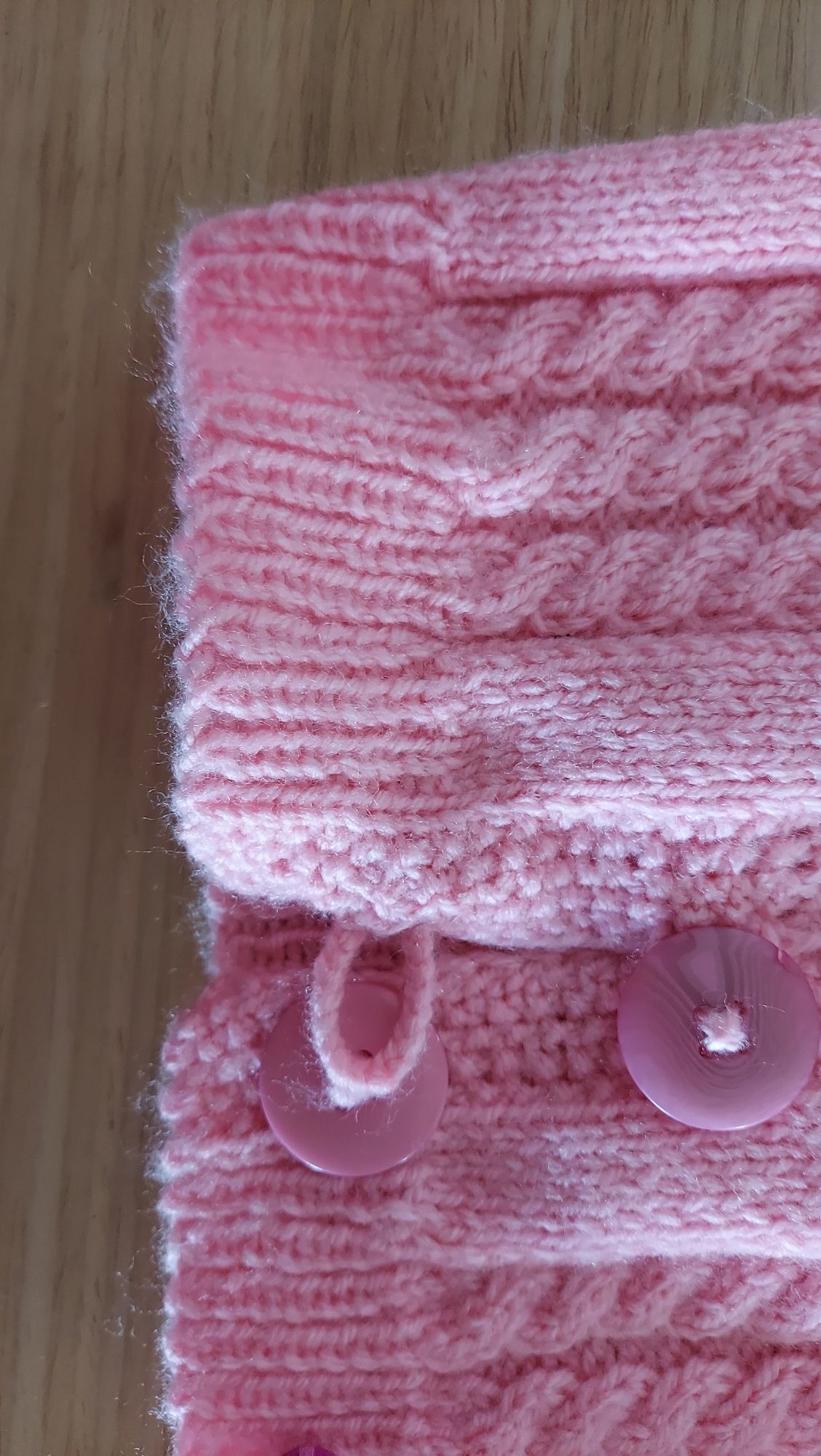 Różowy sweterek Handmade 68
