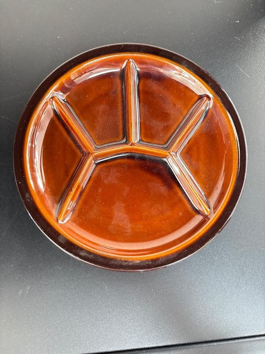 Talerz na przekąski porcelit Pruszków