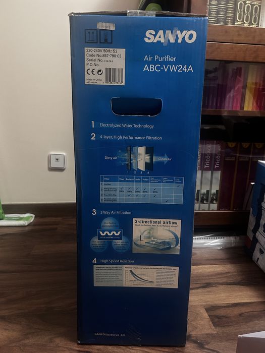 Purificador de Ar SANYO ABC-VW24A – Virus Washer Technology