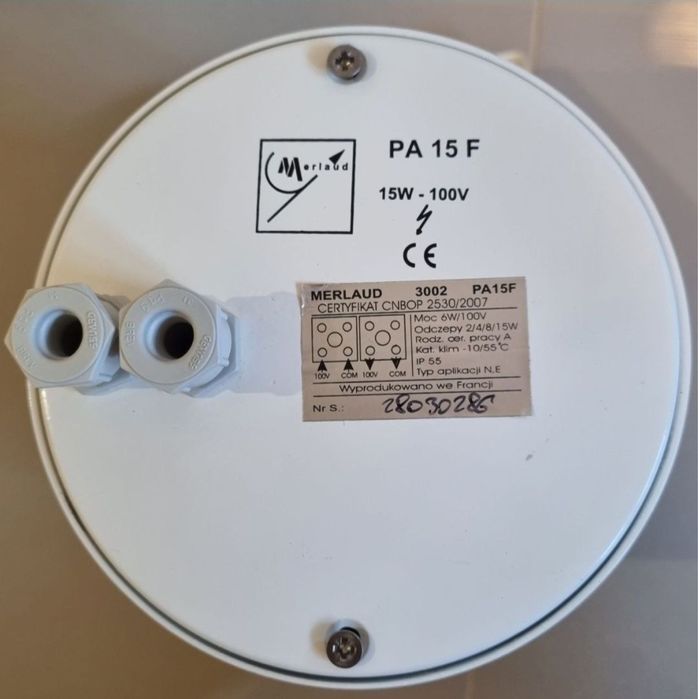 Merlaud PA15F Glośnik szerokopasmowy impregnowany