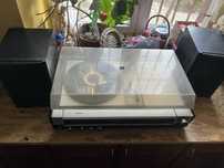 Gramofon Philips 870 z glosnikami sony