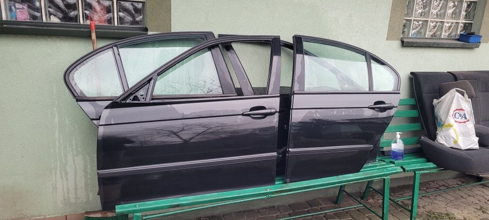 Drzwi, klapa tył BMW E46 Sedan black czarne