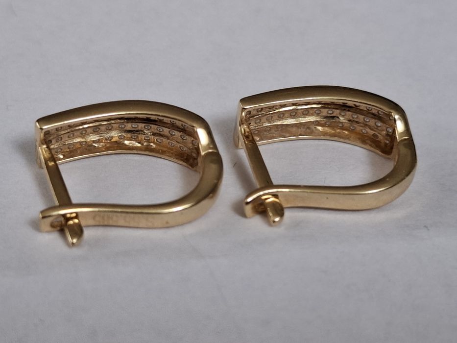 Kolczyki złote próba 585 (14k) 2,89 gr. nowe