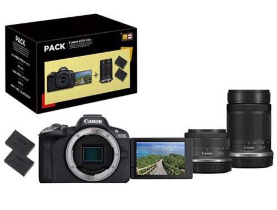 Canon R50 + 2 Lentes (18-45, 55-210) Como Nova