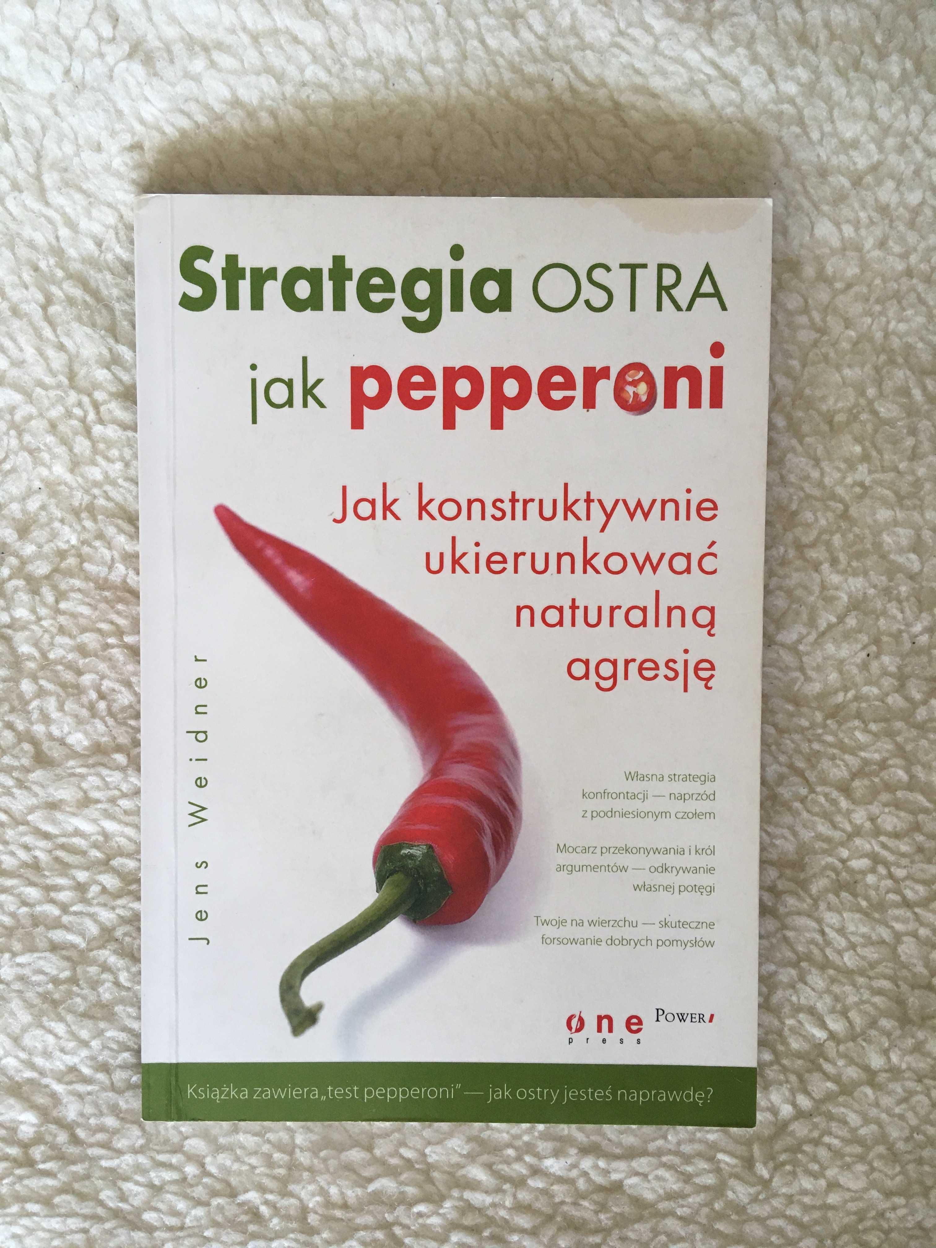 Książka: Strategia ostra jak pepperoni, J. Weidner, stan dobry plus