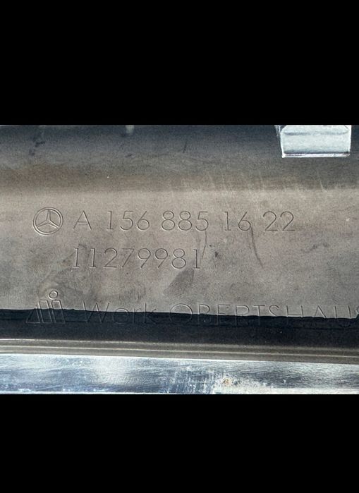 Dokładka Zderzaka Spoiler Przod CHROM MERCEDES GLA