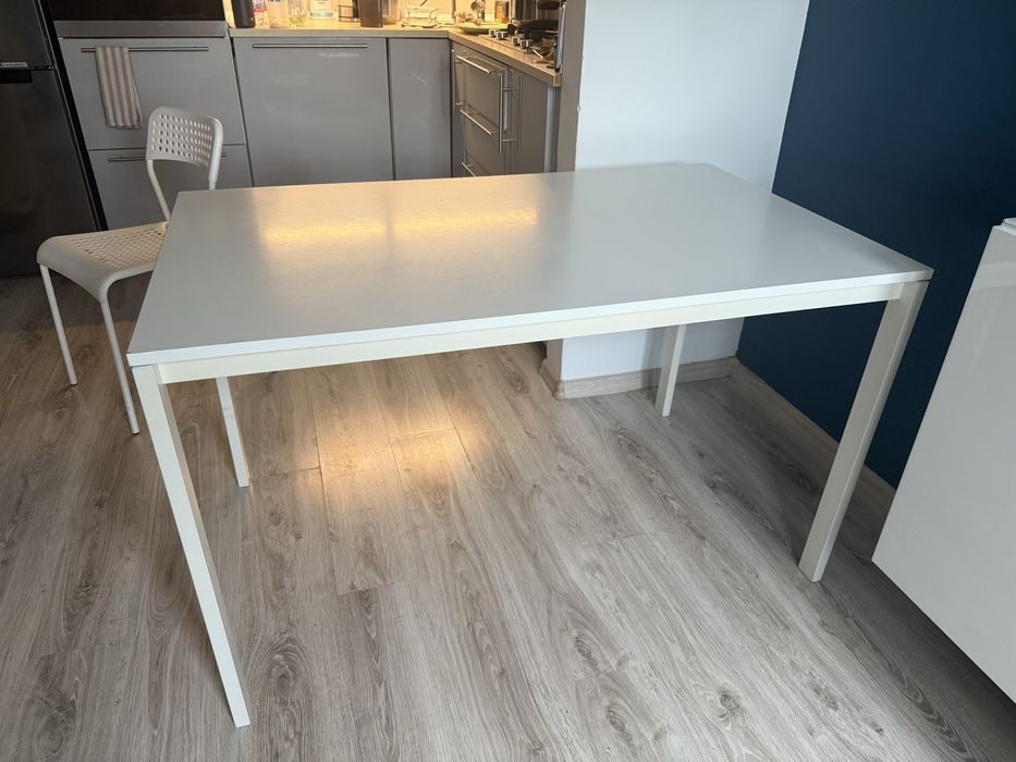 Stół ikea biały + 3 krzesła ikea