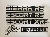 Шильдики  Ford RS, Ghia, Sapphire