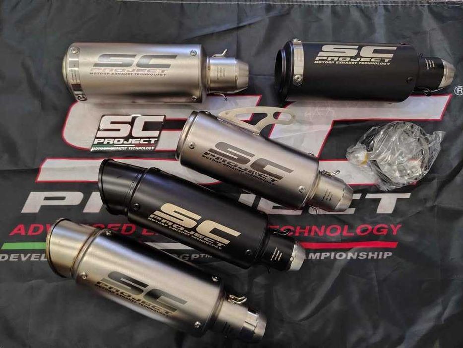 SC project- ponteiras de escape moto - varios modelos e cores disponiv