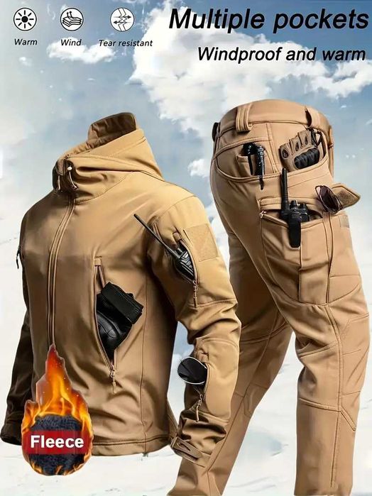 Soft Shell костюм для відпочинку полювання риболовлі – тепло і зручно!