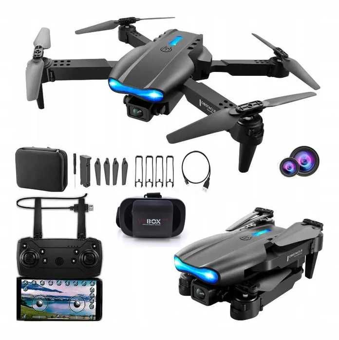 E99 PRO DRON VR Dwie Kamery HD wysokość 200m + gogle VR