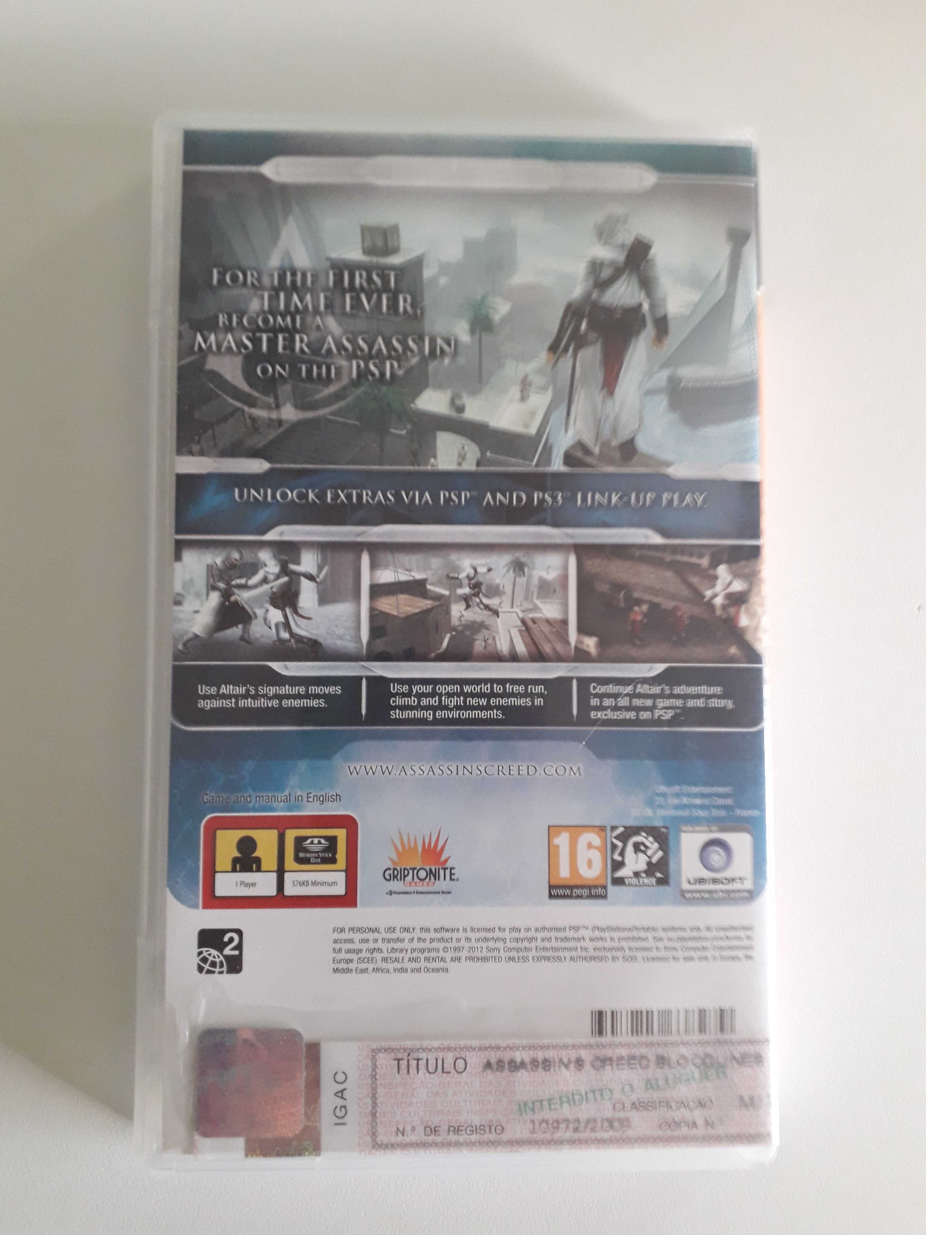 Jogo PSP Assassin's Creed - Bloodlines