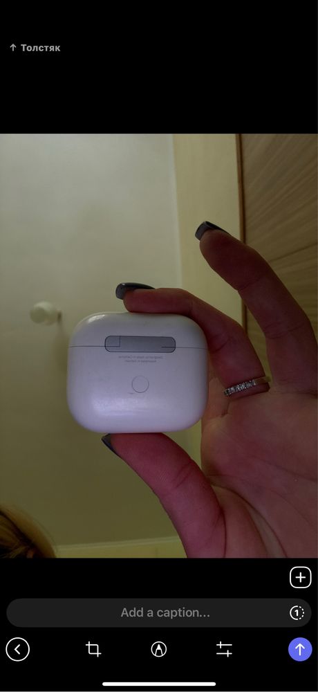 Airpods только левый наушник и кейс оригинальные