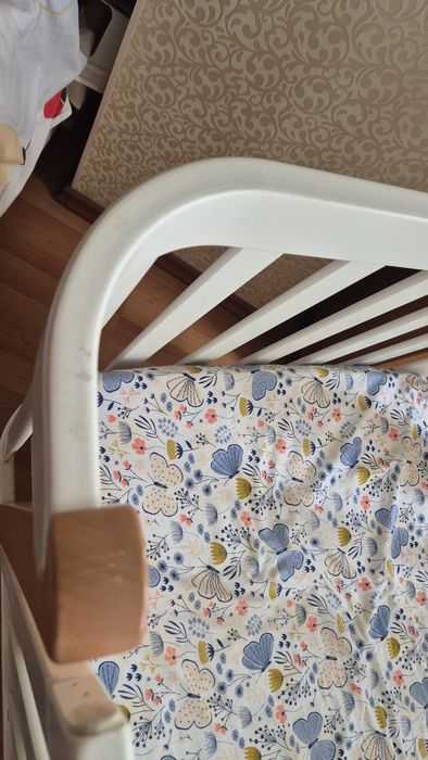 Ліжко дитяче ВЕРЕС, VERES монако біло-букове