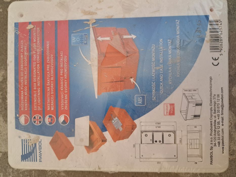 Skrzynki instalacji odgromowej