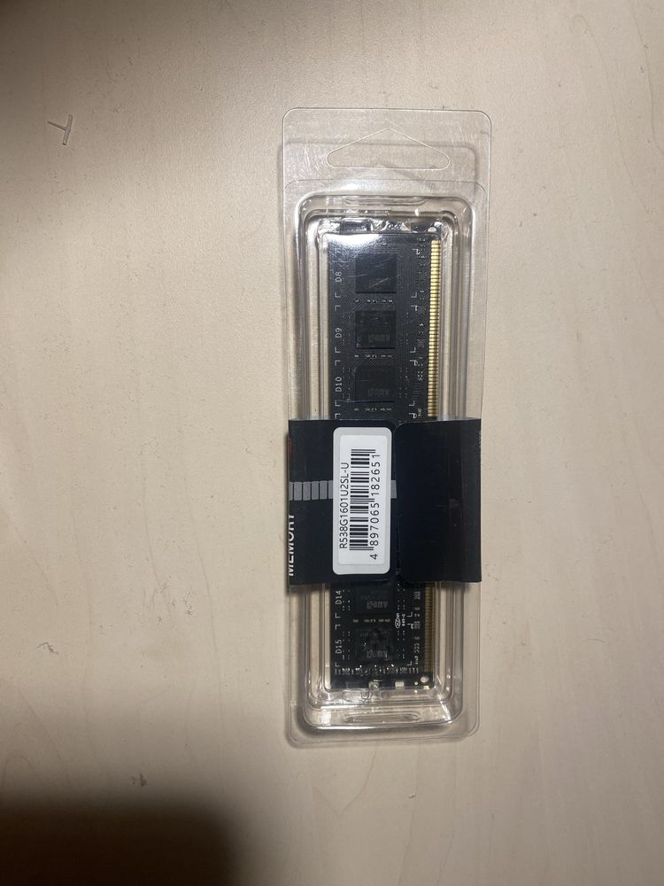AMD DDR3 SDRAM 8 GB (1x8GB) 1600 MHz (R538G1601U2SL-U)