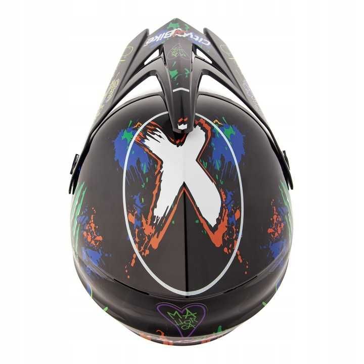 Kask Crossowy lekki Enduro QUAD ATV CROSS MTB kask na hulajnoge XS