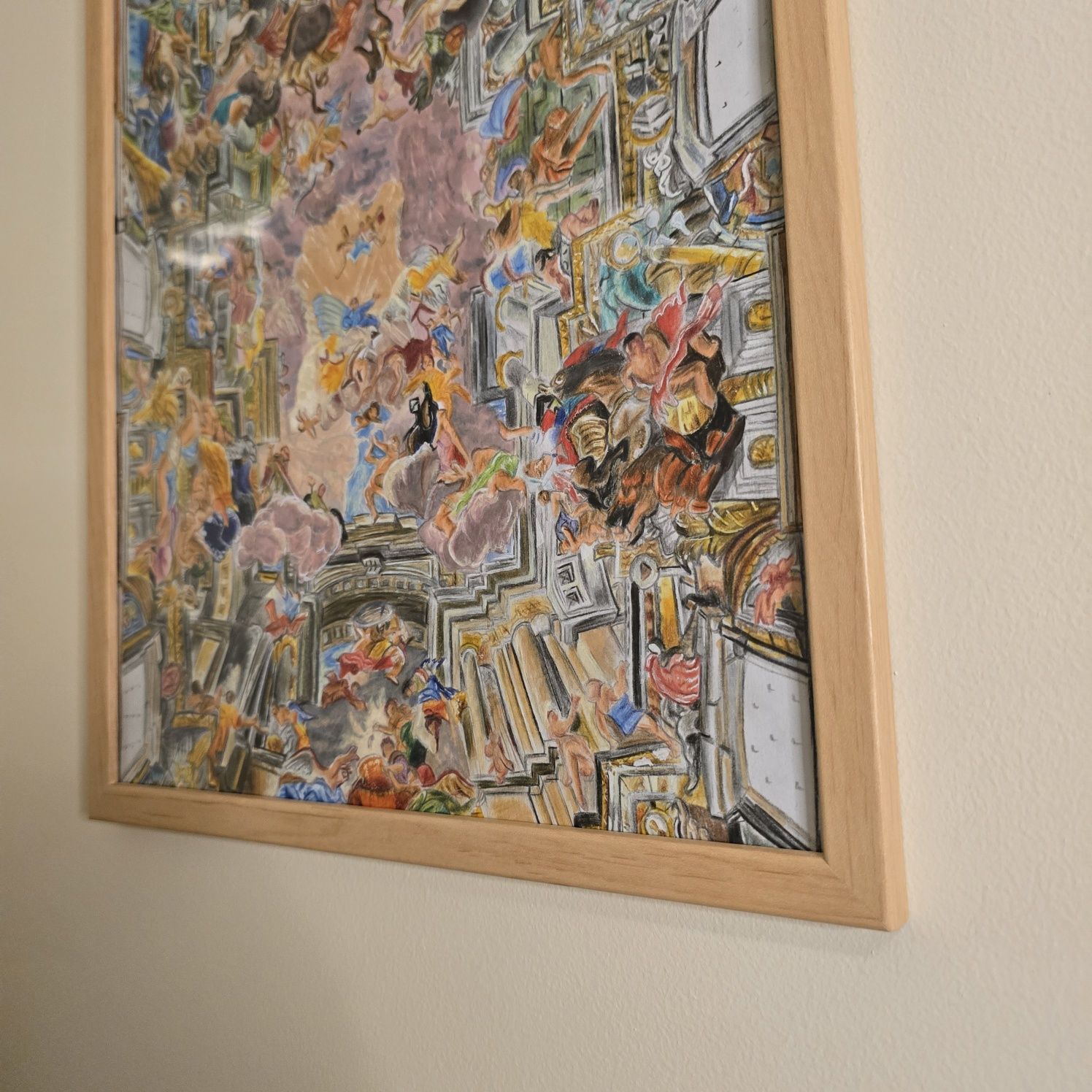 Quadro Igreja Santo Inácio de Loyola - feito á mão