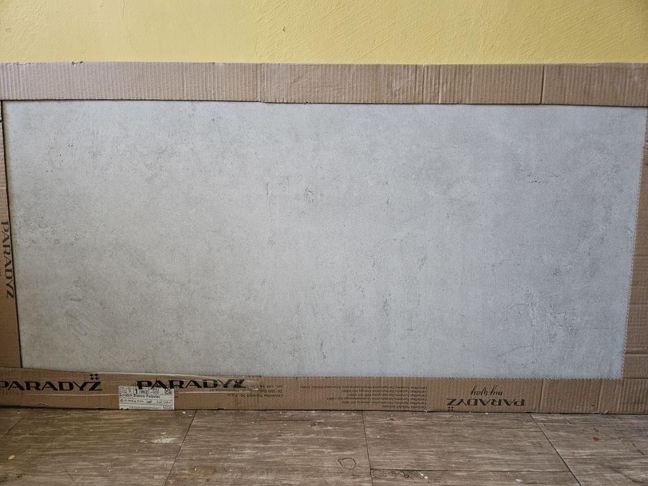 2 płytki Paradyż Scratch Bianco Półpoler 59,8x119,8