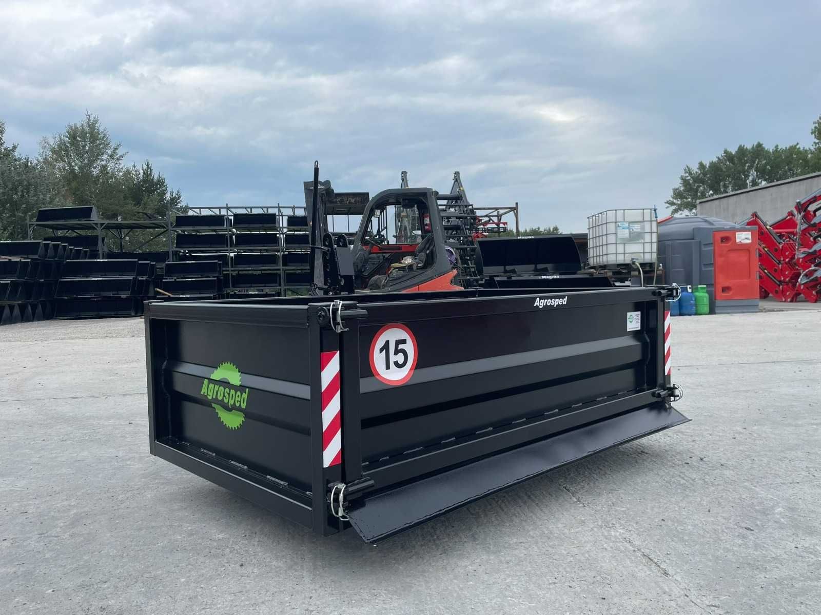 Skrzynia transportowa ładunkowa tuz do ciągnika paczka 1.65 1.85 2.10