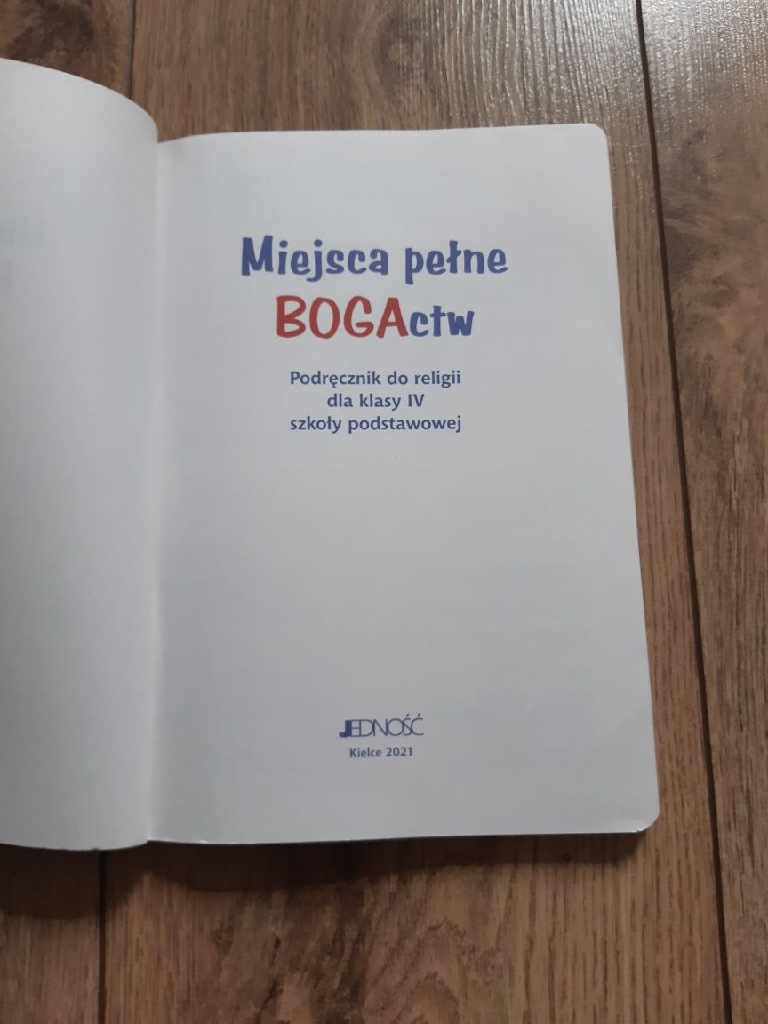 Podręcznik do Religii klasa 4 Miejsca pełne Bogactw