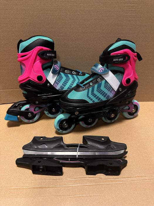 Rolki łyżwy 2w1 damskie 39-43