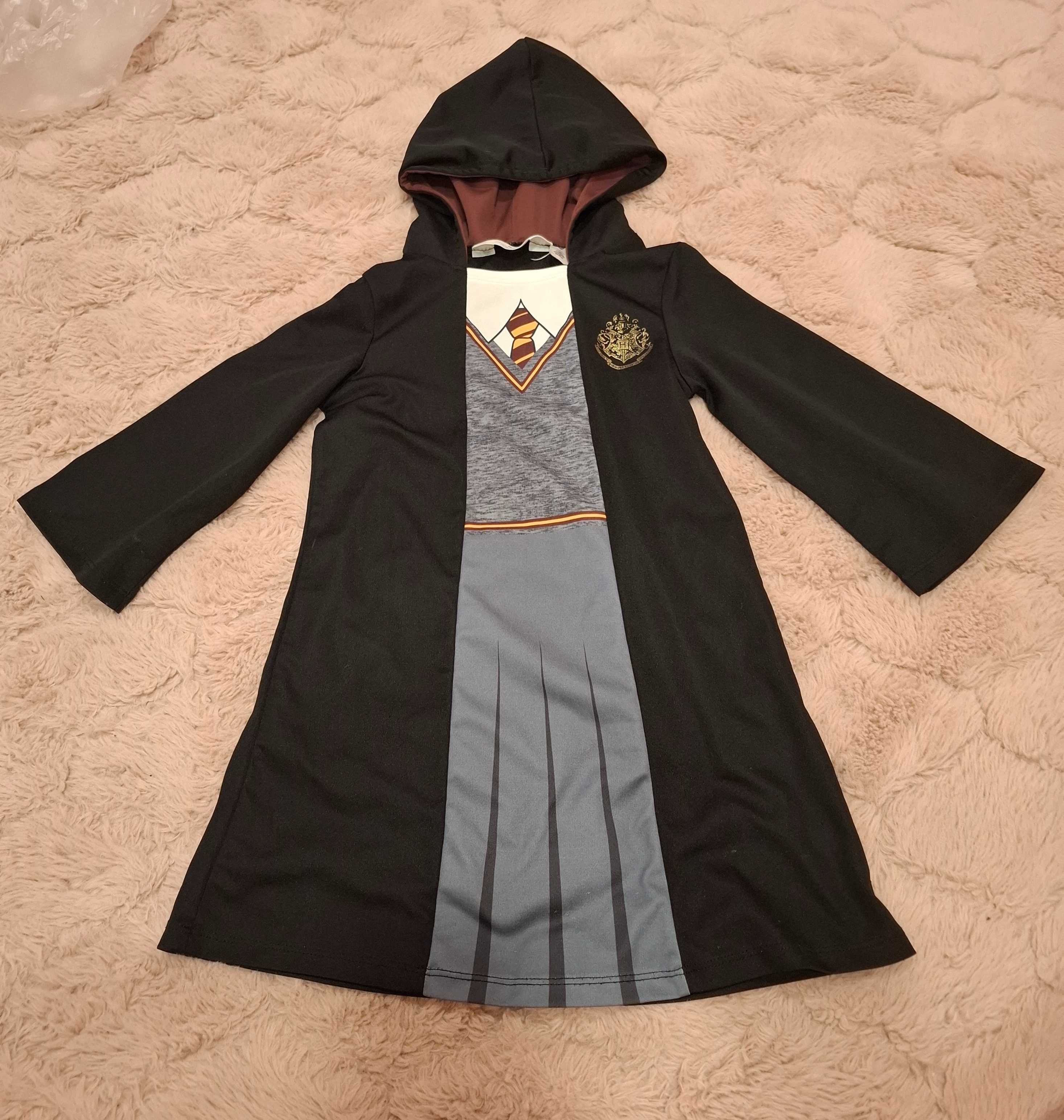 Strój Kostium Przebranie Hermiona Harry Potter Sukienka H&M 110-116