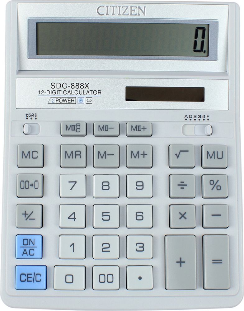 Калькулятор "Citizen" №SDC-888XWH