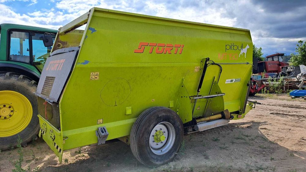 Wóz paszowy, paszowóz, Storti Boxer MT 150, 15m3