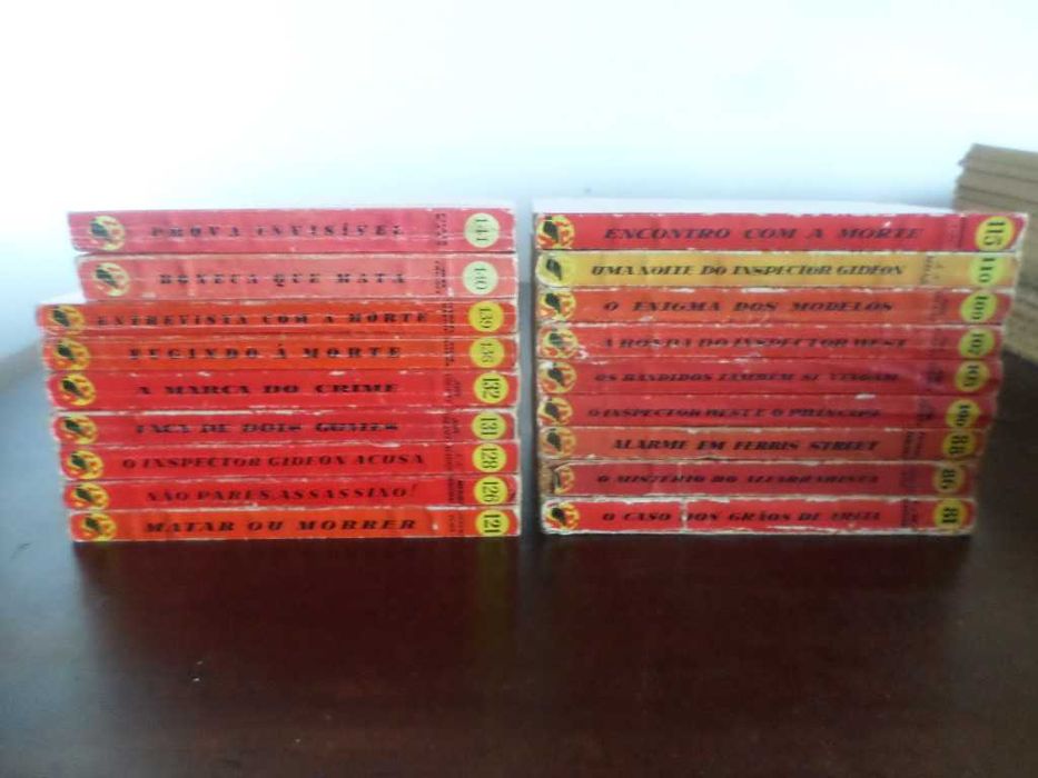 Colecção Escaravelho de Ouro e outros policiais antigos