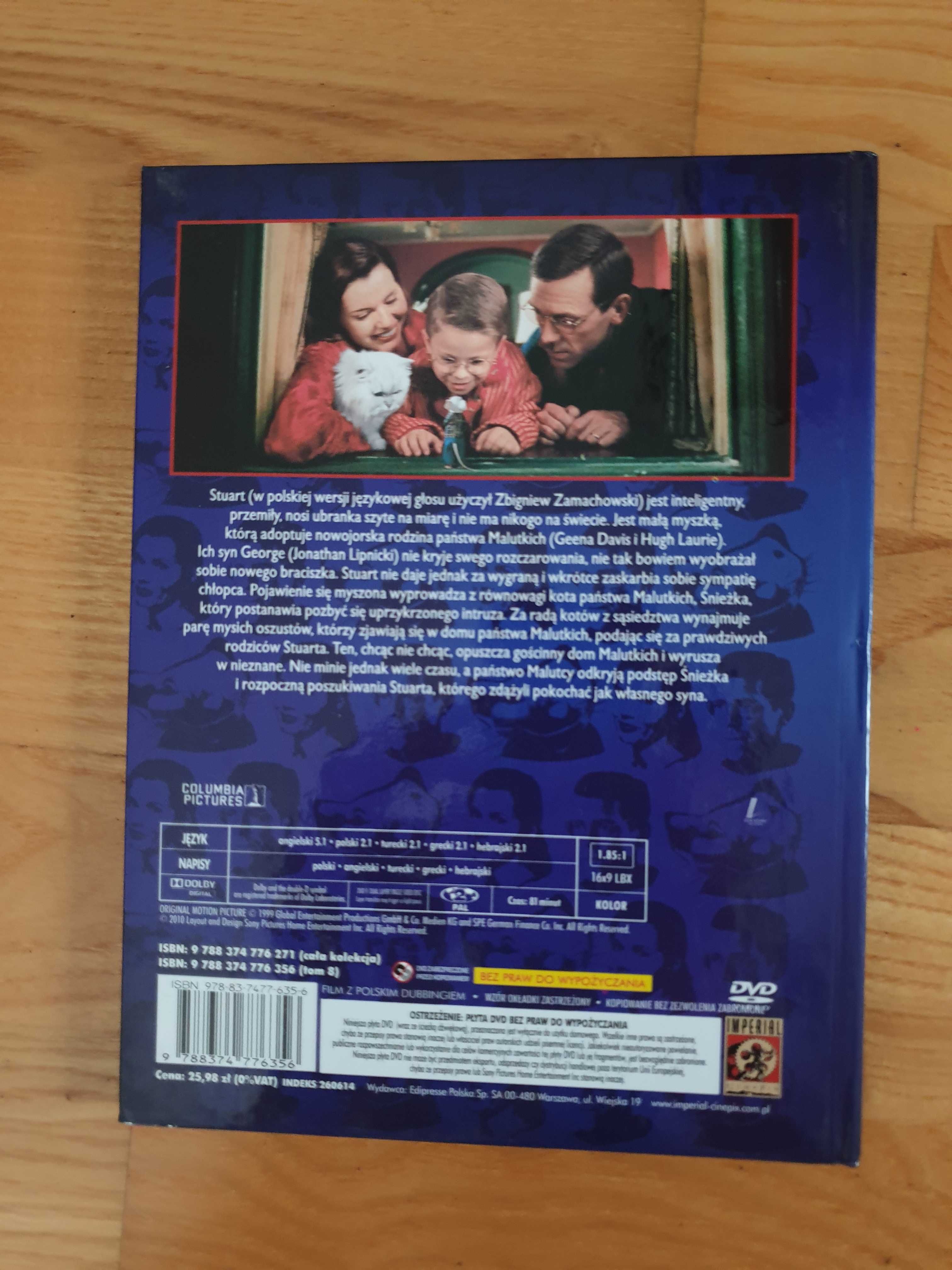 Bajka na DVD Stuart Malutki Tom 8 Kino Familijne