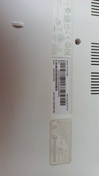 Acer Aspire V3-372 nowy dysk i bateria
