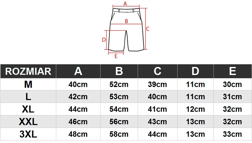 4f Męskie Krótkie Spodenki Sportowe / Xxxl 3xl