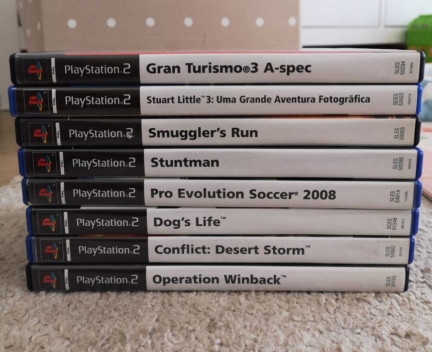 7 jogos para PS2 (4 euros cada jogo!)