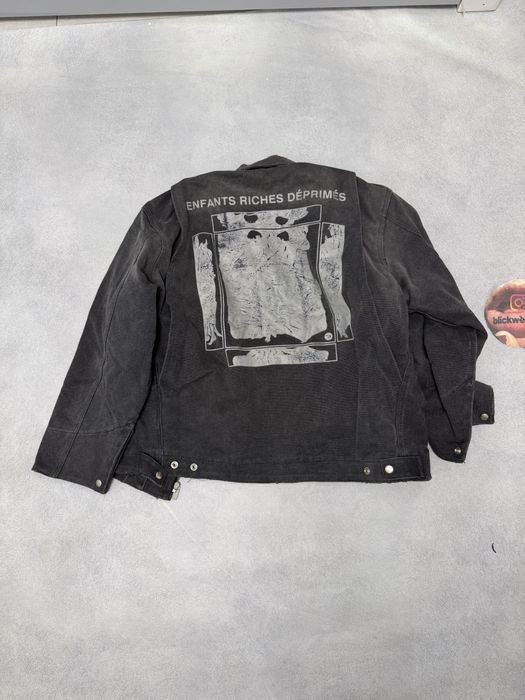 куртка джинсовка пуховик Enfants Riches deprimes erd logo jacket