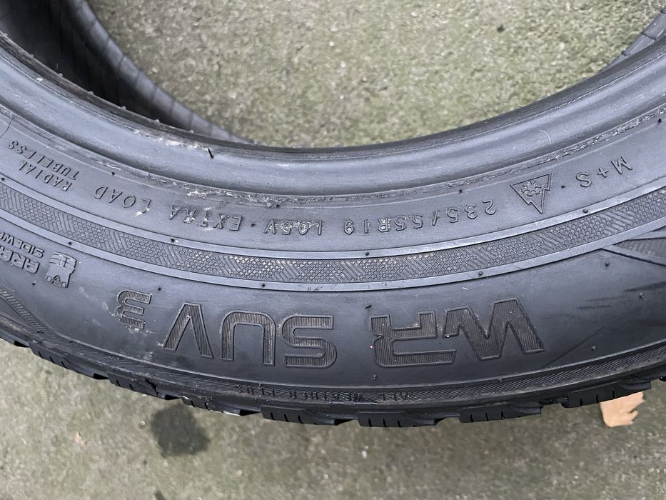 Пара 235/55r19 NOKIAN wr suv 3 /6mm/ резина зимова
