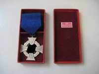 Medalha Faithful Service 25 years c/ Caixa - Nazi - 3º Reich