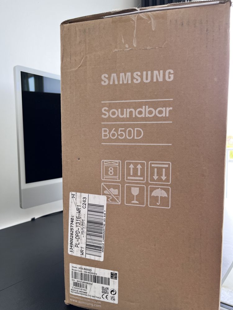 Samsung B650D soundbar subwoofer 3.1 Bluetooth