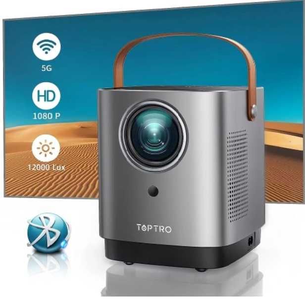 Mini projektor Led Toptro TR23 FullHD 1080P 8000lumenów 5G WiFi