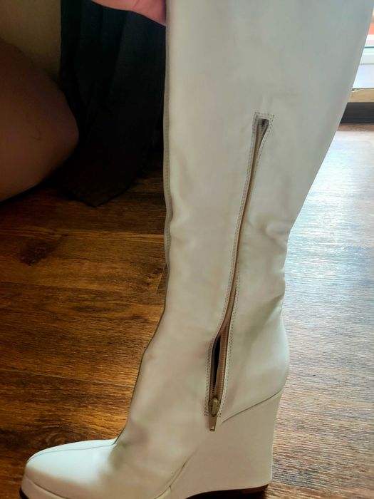 Сапожки женские кожаные Итальянские