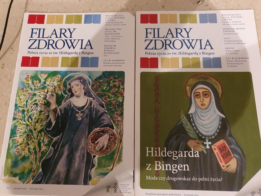 Filary zdrowia św Hildegarda 2 szt czasopismo