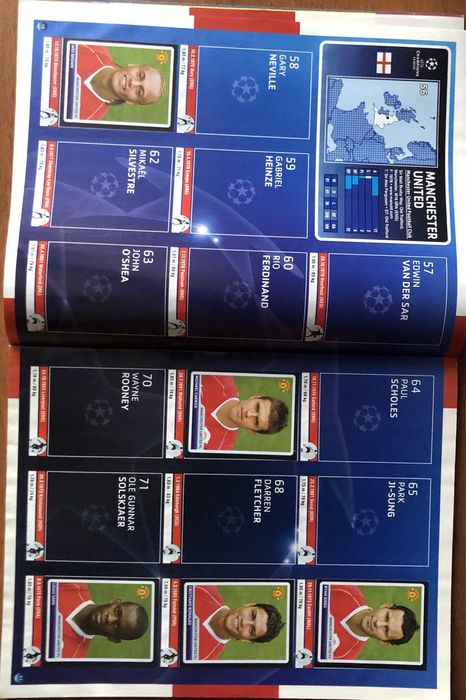 Футбол.Альбом.Ліга Чемпіонів 2006/2007.Panini.