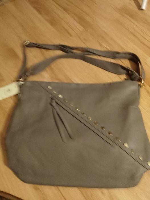 Nowa duża torebka w kolorze szarym z Herrison