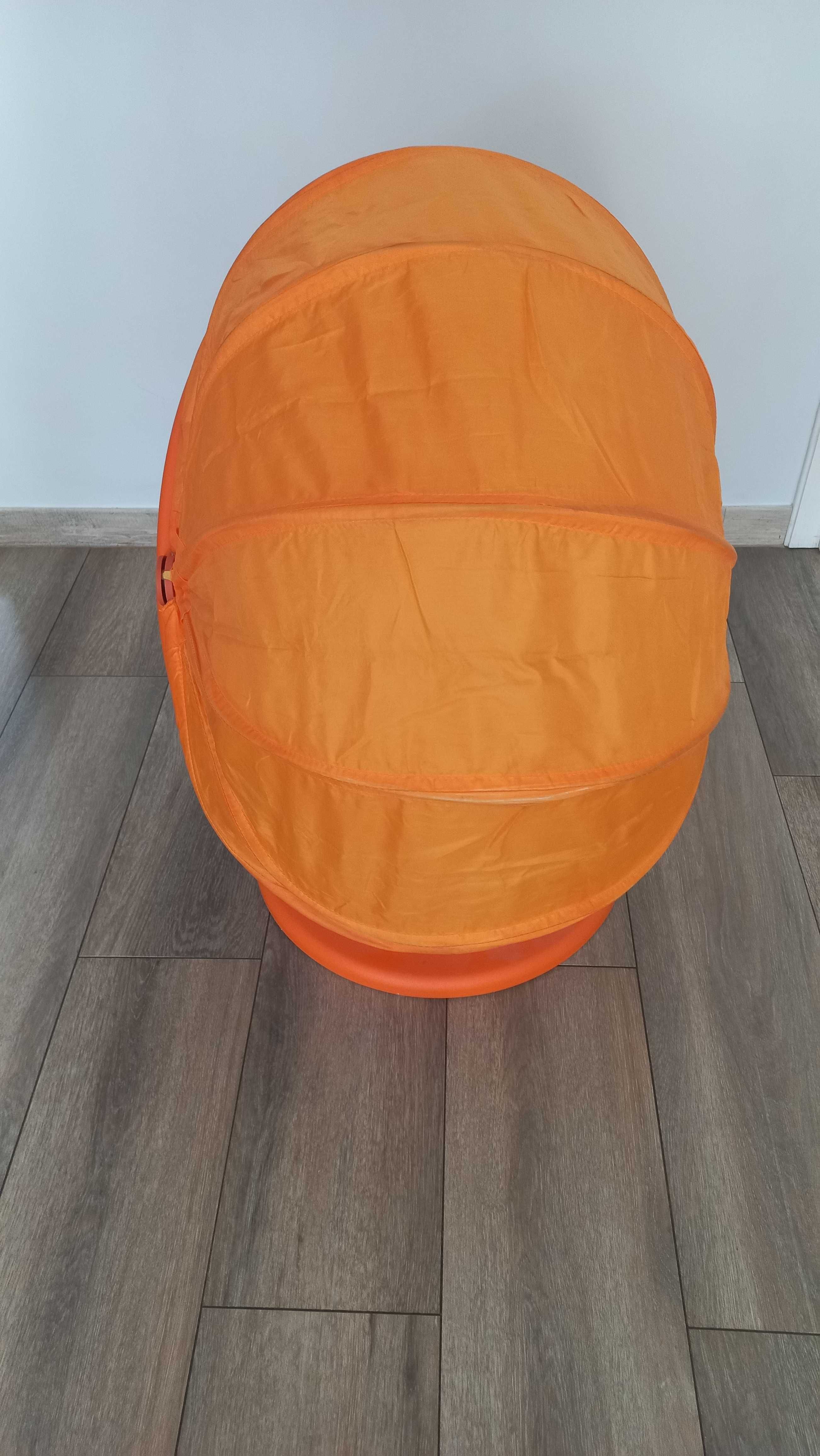Fotel dla dzieci IKEA PS LÖMSK pomarańczowy