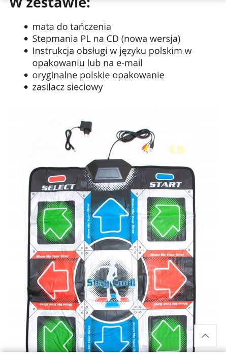 Mata do tańczenia.