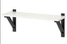 Suporte estante grande em preto (EKBY VALTER - ikea)
